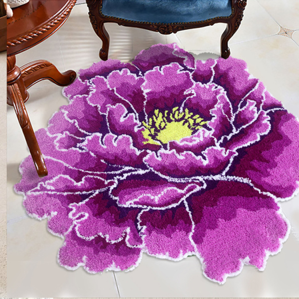 Коврик Carnation Home Fashions Peony Flower Violet 73 см фото в интернет-магазине «Wasser-Haus.ru»