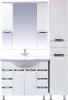 Шкаф-пенал Misty Жасмин 35 R белая эмаль, с корзиной фото в интернет-магазине «Wasser-Haus.ru»