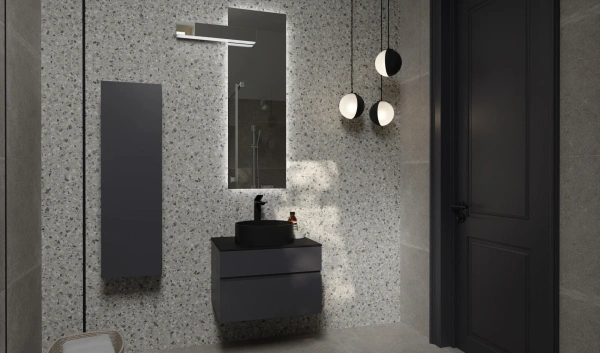 Мебель для ванной Raval Decent 60 антрацит фото в интернет-магазине «Wasser-Haus.ru»