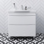 Мебель для ванной Am.Pm Like 80 напольная, белый глянец фото в интернет-магазине «Wasser-Haus.ru»