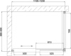 Душевой уголок Vegas Glass ZP+ZPV 120*90 07 02 профиль матовый хром, стекло шиншилла фото в интернет-магазине «Wasser-Haus.ru»
