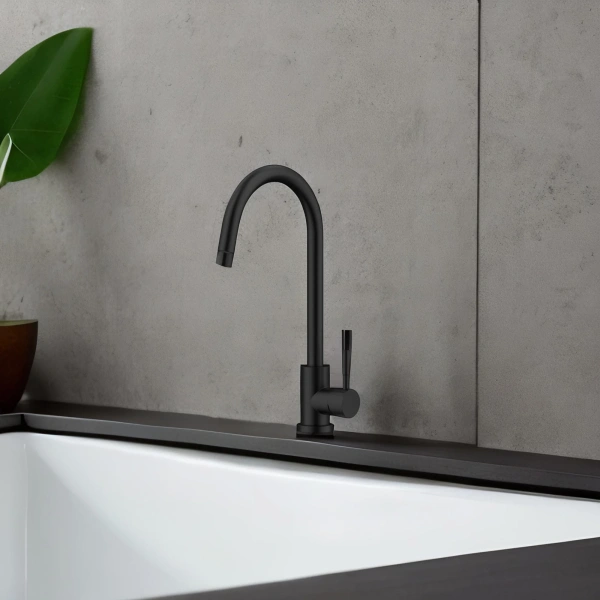 Смеситель для кухни Raiber Graceful RPB-012 черный фото в интернет-магазине «Wasser-Haus.ru»