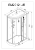 Душевая кабина AvaCan EM2012 R LED фото в интернет-магазине «Wasser-Haus.ru»