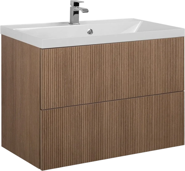 Мебель для ванной комнаты Art&Max Verona-Push 80 подвесная, kadena wood фото в интернет-магазине «Wasser-Haus.ru»