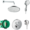 Душевой комплект Hansgrohe ShowerSelect ShowerSelect 15743000, 6 в1 фото в интернет-магазине «Wasser-Haus.ru»