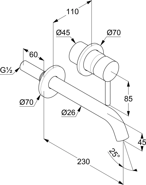 Смеситель для раковины Kludi Bozz 382455376 С ВНУТРЕННЕЙ ЧАСТЬЮ матовый белый фото в интернет-магазине «Wasser-Haus.ru»
