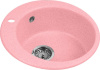 Мойка кухонная AquaGranitEx M-05 розовая фото в интернет-магазине «Wasser-Haus.ru»