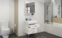 Мебель для ванной Comforty Никосия 60Н дуб белый фото в интернет-магазине «Wasser-Haus.ru»