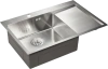 Комплект Мойка кухонная Paulmark Atlan PM217851-BSL брашированная нержавеющая сталь L + Смеситель Essen 213011-СR хром фото в интернет-магазине «Wasser-Haus.ru»