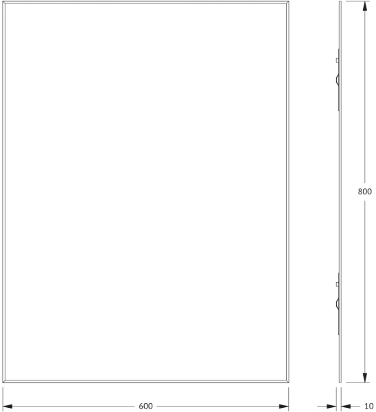 Зеркало Evoform Standard BY 0219 60x80 фото в интернет-магазине «Wasser-Haus.ru»