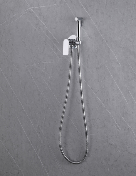 Смеситель ABBER Weiss Insel AF8025 с гигиеническим душем, хром фото в интернет-магазине «Wasser-Haus.ru»