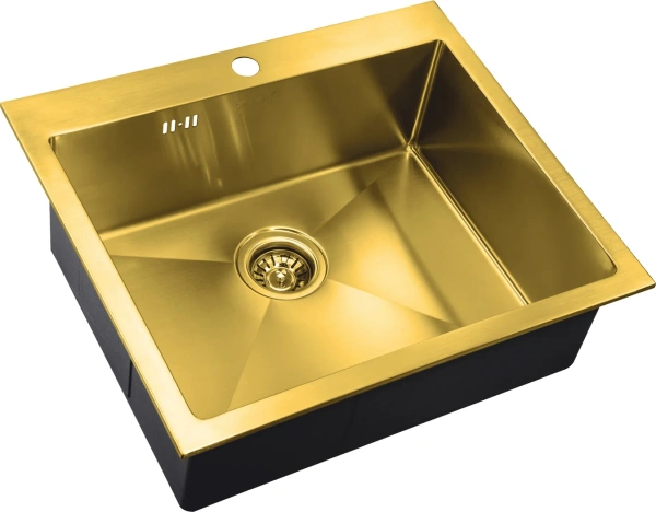 Комплект Мойка кухонная Zorg Inox PVD Inox Pvd SZR-5951 bronze + Смеситель Sanitary SZR-3216 Bronze бронза фото в интернет-магазине «Wasser-Haus.ru»