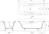 Чугунная ванна Акватек Гамма 180x80 фото в интернет-магазине «Wasser-Haus.ru»