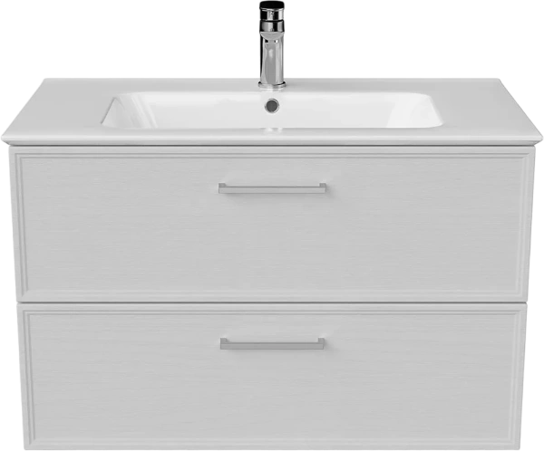 Мебель для ванной Kerama Marazzi Piano Classic 85 подвесная, ясень белый матовый фото в интернет-магазине «Wasser-Haus.ru»