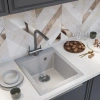 Мойка кухонная Mixline ML-GM14 серая фото в интернет-магазине «Wasser-Haus.ru»