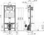 Комплект  Унитаз подвесной VitrA Shift 7742B003-0075 с крышкой + Система инсталляции + Кнопка AlcaPlast THIN M670 белый фото в интернет-магазине «Wasser-Haus.ru»