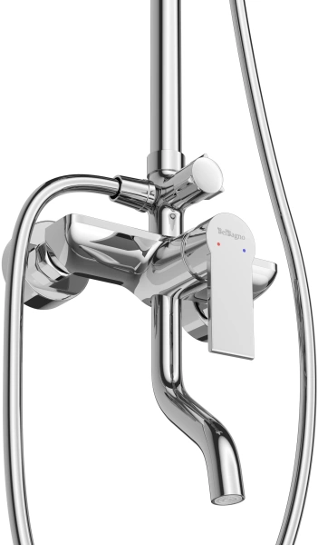 Душевая стойка BelBagno Aurora VSCM-CRM фото в интернет-магазине «Wasser-Haus.ru»