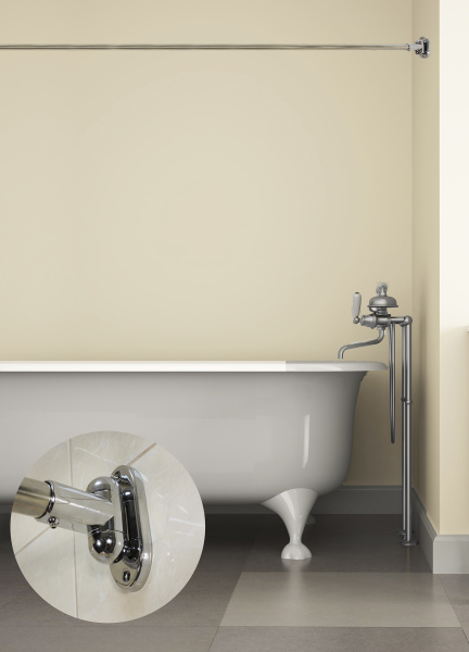 Карниз для ванны GoGo Lux 1700 П1 фото в интернет-магазине «Wasser-Haus.ru»