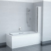 Шторка на ванну Ravak VS3 100 Rain, профиль белый фото в интернет-магазине «Wasser-Haus.ru»