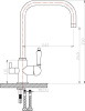 Смеситель Zorg Sanitary Clean Water ZR 318 YF-33 BR для кухонной мойки фото в интернет-магазине «Wasser-Haus.ru»