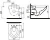 Комплект  Унитаз подвесной Bien Ion безободковый + Система инсталляции для унитазов Grohe Rapid SL 38750001 4 в 1 с кнопкой смыва фото в интернет-магазине «Wasser-Haus.ru»