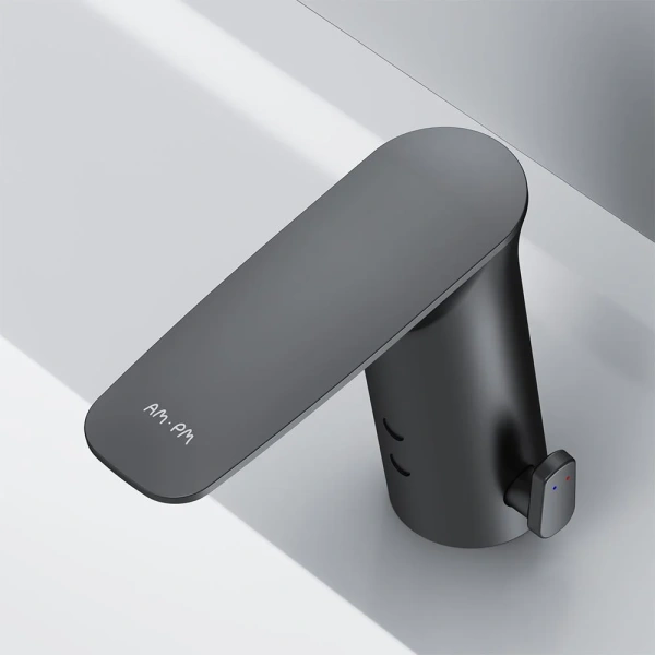 Смеситель для раковины AM.PM Inspire V2.0 F50A02322 черный, сенсорный фото в интернет-магазине «Wasser-Haus.ru»