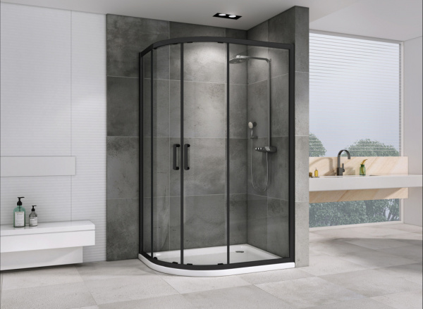 Душевой уголок ABBER Schwarzer Diamant AG01190B фото в интернет-магазине «Wasser-Haus.ru»