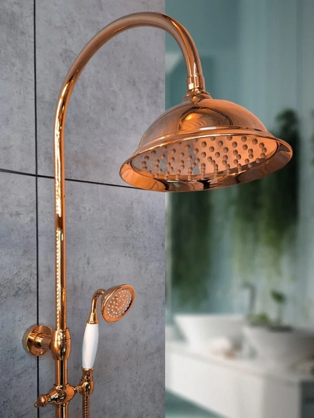 Душевая стойка AltroBagno Beatrice 030403 R Or, розовое золото фото в интернет-магазине «Wasser-Haus.ru»
