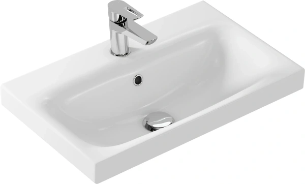 Тумба с раковиной Cersanit Moduo slim 60 белая фото в интернет-магазине «Wasser-Haus.ru»