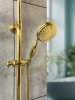 Душевая стойка AltroBagno Beatrice 030408 Or, золото фото в интернет-магазине «Wasser-Haus.ru»