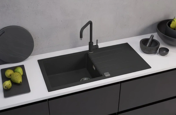 Мойка кухонная Alveus Cadit Granital 50 carbon фото в интернет-магазине «Wasser-Haus.ru»