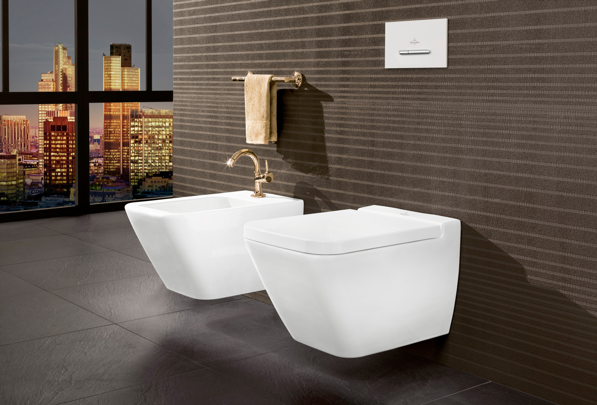 Унитаз подвесной Villeroy & Boch Finion 4664R0RW stone white, ceramicplus фото в интернет-магазине «Wasser-Haus.ru»