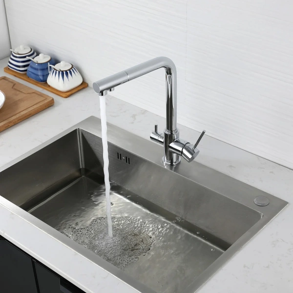 Смеситель для кухни Elghansa Kitchen Pure Water 56A5216 chrome фото в интернет-магазине «Wasser-Haus.ru»