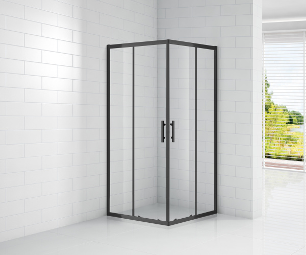 Душевой уголок Cezares Eco O A2 90 C NERO фото в интернет-магазине «Wasser-Haus.ru»
