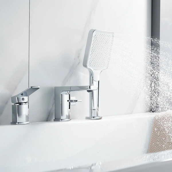Смеситель на борт ванны Shevanik S9912, хром фото в интернет-магазине «Wasser-Haus.ru»