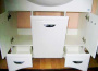 Мебель для ванной Misty Дрея 85 2 ящика, с бельевой корзиной фото в интернет-магазине «Wasser-Haus.ru»