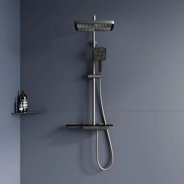 Душевая стойка RGW Shower Panels SP-34-Gr, серая фото в интернет-магазине «Wasser-Haus.ru»