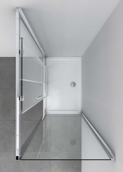 Душевой уголок Vincea Soft VSR-3SO8014CL 140х80 см, профиль хром фото в интернет-магазине «Wasser-Haus.ru»
