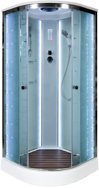Душевая кабина DTO EM1580LED фото в интернет-магазине «Wasser-Haus.ru»