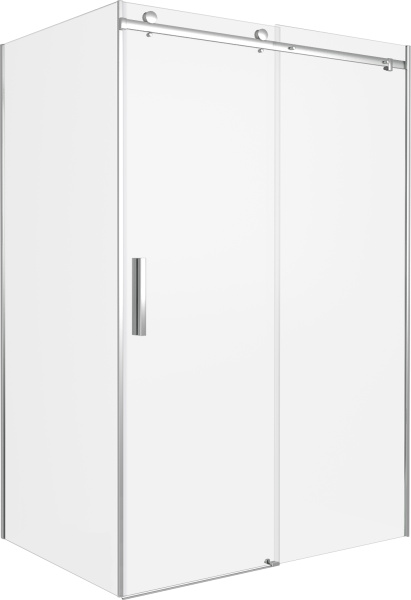 Душевой уголок Good Door Galaxy WTW+SP-C-В 130x90, профиль черный фото в интернет-магазине «Wasser-Haus.ru»