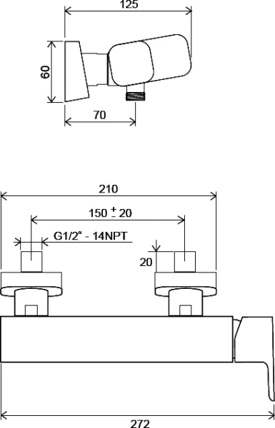 Смеситель для душа Ravak 10° Free X070132 нержавеющая сталь фото в интернет-магазине «Wasser-Haus.ru»