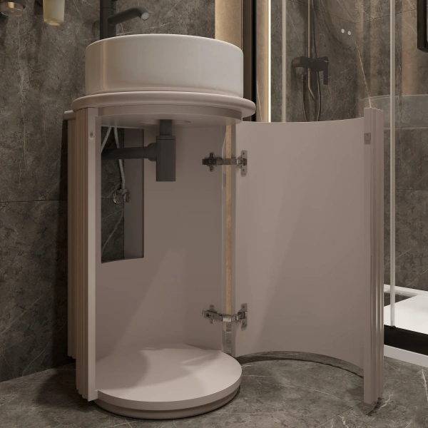 Мебель для ванной STWORKI Lotus 42 white фото в интернет-магазине «Wasser-Haus.ru»