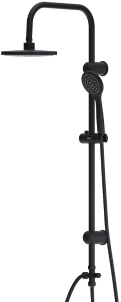 Душевой комплект Смеситель Dorff Prime new D4011022 + Стойка Comfort D0708000BL фото в интернет-магазине «Wasser-Haus.ru»