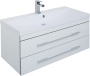 Мебель для ванной Aquanet Верона 100 подвесная белая фото в интернет-магазине «Wasser-Haus.ru»