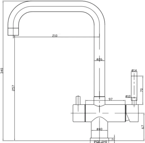 Смеситель для кухни Seaman Visconti SSL-7326-MS mist satin, nickel фото в интернет-магазине «Wasser-Haus.ru»
