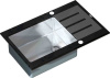 Мойка кухонная Zorg Inox Glass GL-7851-BLACK черное стекло фото в интернет-магазине «Wasser-Haus.ru»