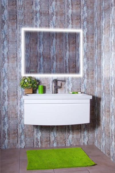Мебель для ванной Бриклаер Вега 100 белая фото в интернет-магазине «Wasser-Haus.ru»