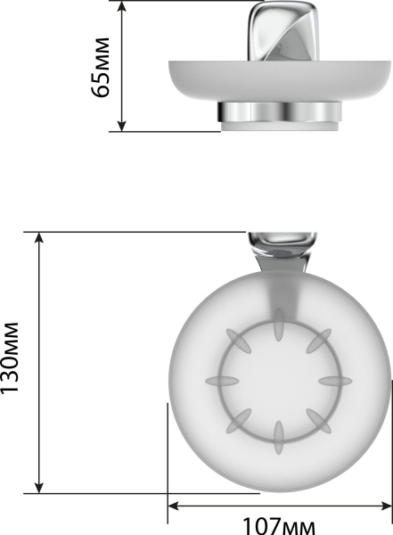 Мыльница Fora Flower 4650092996932 фото в интернет-магазине «Wasser-Haus.ru»