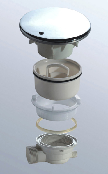 Поддон для душа Cezares Tray TRAY-A-AH-110/90-15-W 110x90, с сифоном фото в интернет-магазине «Wasser-Haus.ru»