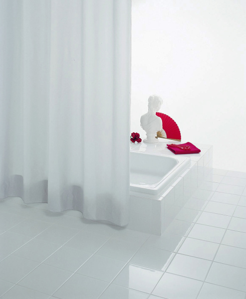 Штора для ванной Ridder Aquamod Uni (П) 131310 белая фото в интернет-магазине «Wasser-Haus.ru»